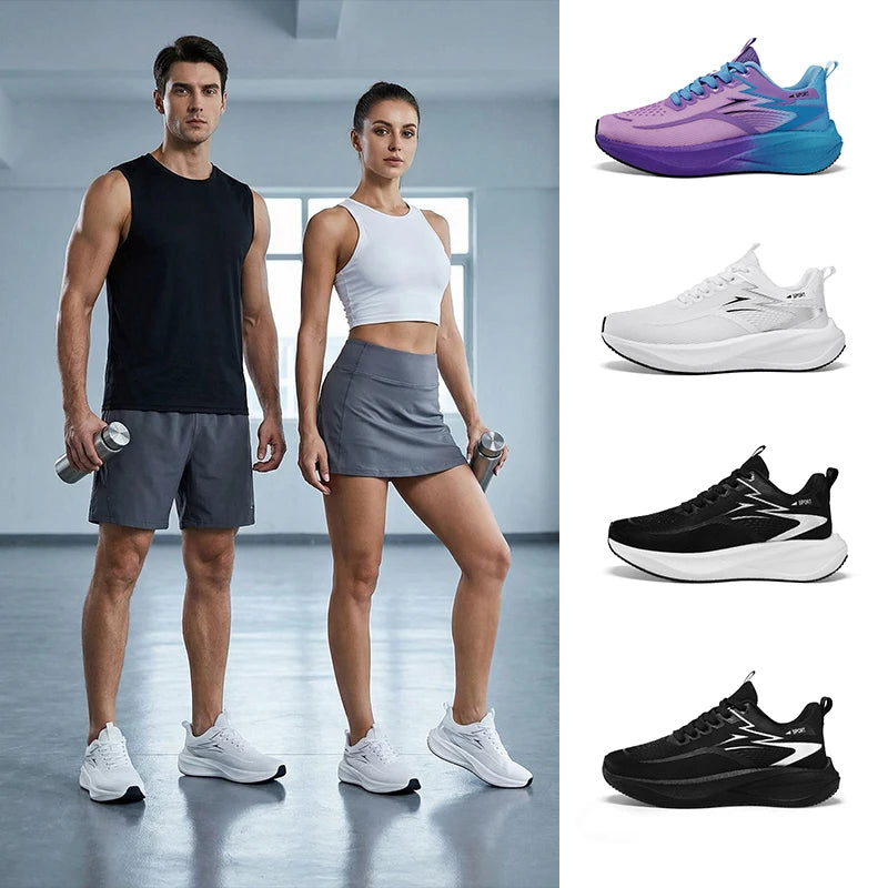Marathon Running Shoes Men Sports Cushion Carbon Board Breathable Lightweight Comfortable Women's Athletic Speciality Sneakers