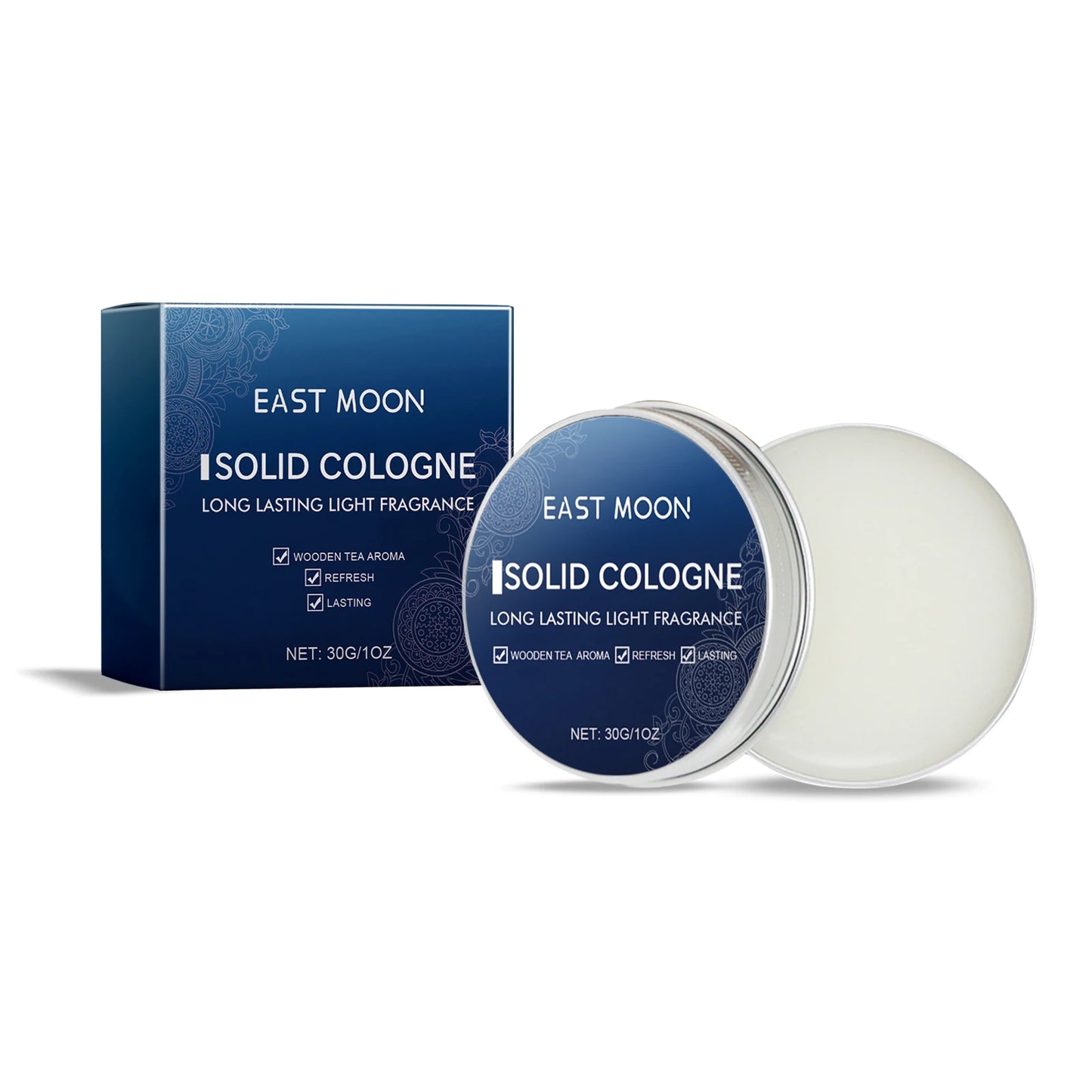 Men Sandalwood Balm Portable Body Fragrance Solid Balm
