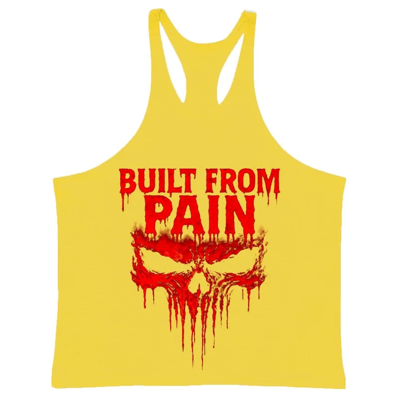 Men’s Summer Tank Tops 100％ Cotton Breathable I-shaped Vest Bodybuilding Sportswear Outdoor Fitness Clothing Basketball Jersey