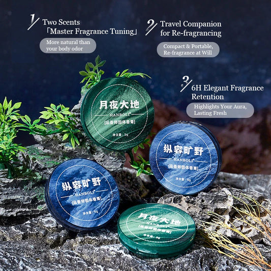 Vanilla Scent Solid Cologne for Men