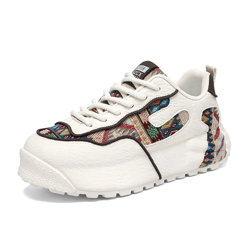 Men's Breathable Platform Casual Sneakers Large Size 39-48