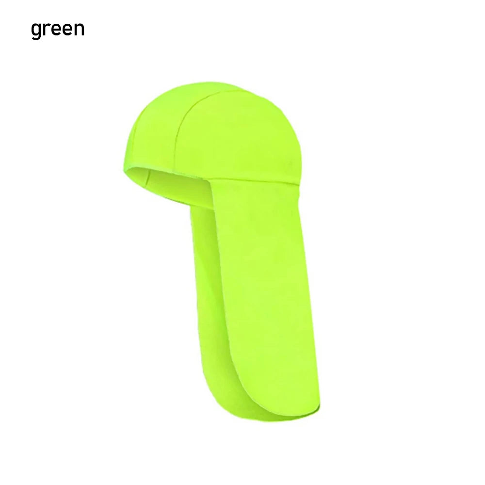 Black Polyester Cooling Cap Sun Shade Hat
