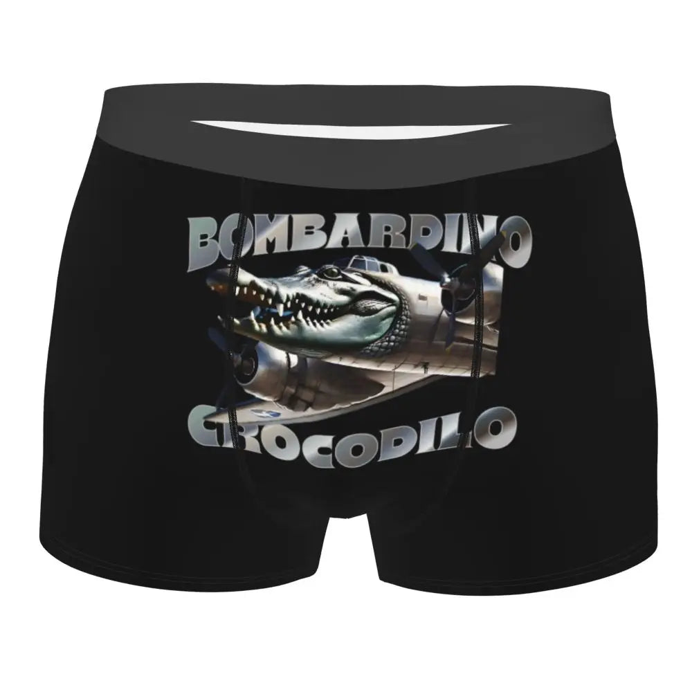 Men's Boxer Shorts Brr Brr Patapim Funny Italian Brainrot