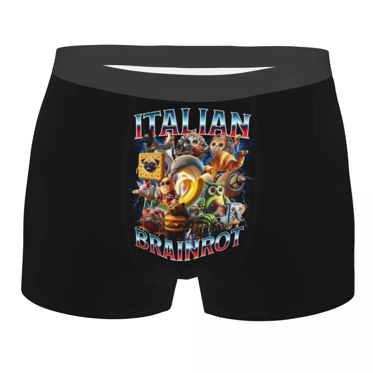 Men's Boxer Shorts Brr Brr Patapim Funny Italian Brainrot
