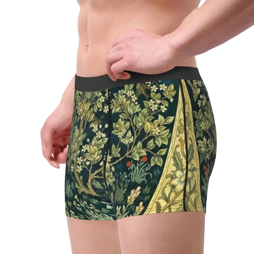 Breathable Cotton Polyester Boxer Shorts for Men