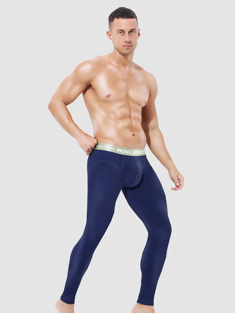 2026 + Winter Long Johns Men's Underwear Single Thick Fleece Thermal Pants