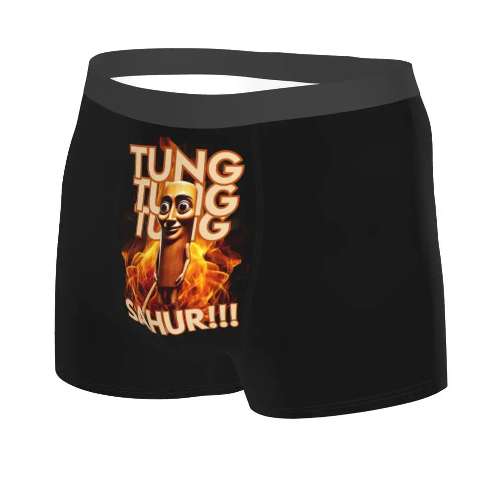 Men's Boxer Shorts Brr Brr Patapim Funny Italian Brainrot