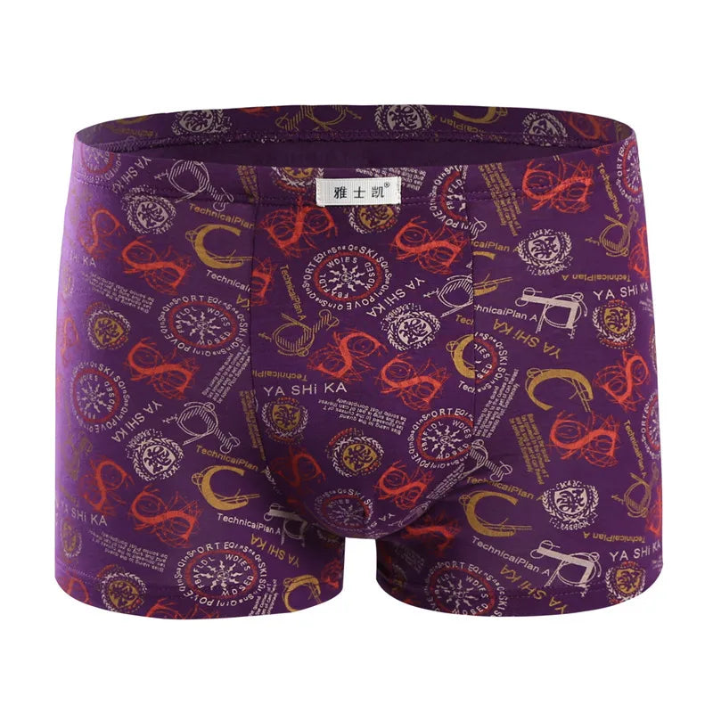 Bamboo Fiber Boxer Shorts for Men L-5XL