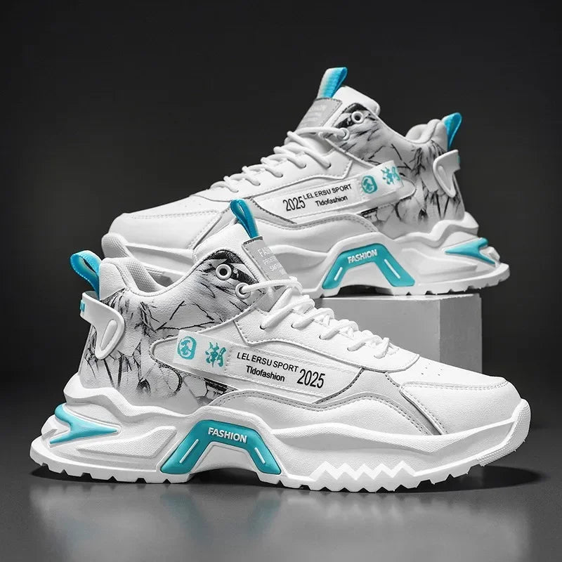 2024 Men’s Breathable Platform Running Sneakers