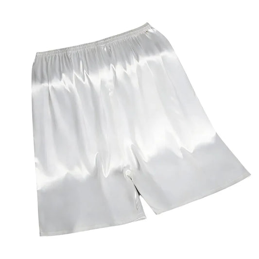 Sexy Sleepwear Men Semi Sheer Sleep Shorts Elastic Waist Silky Loungewear Comfort Casual Nightwear  Pajama Shorts Lounge Pants