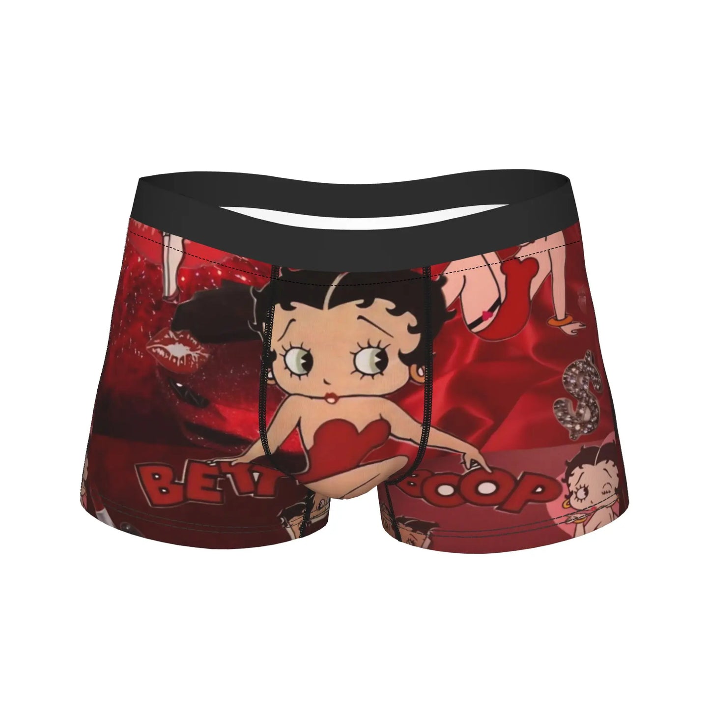 Men's Cartoon Boops Boxer Shorts Underwear