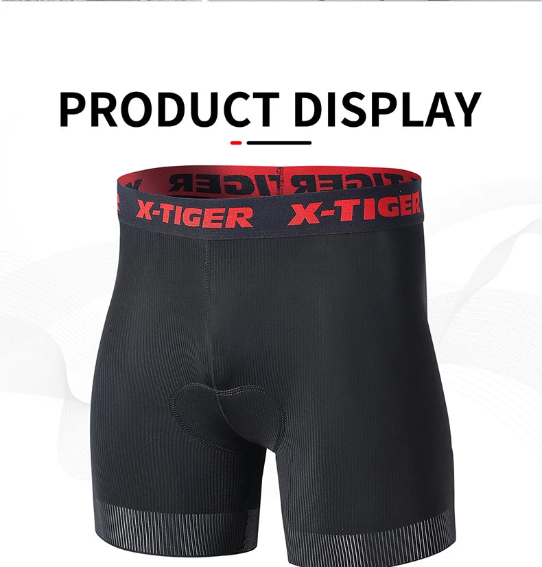 5D Padded Cycling Underwear Shorts by X-TIGER