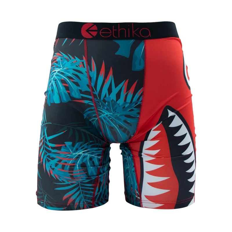 ETHIKA Men Underwear Boxers 1Pcs Breathable Mesh  Swimming Underpants