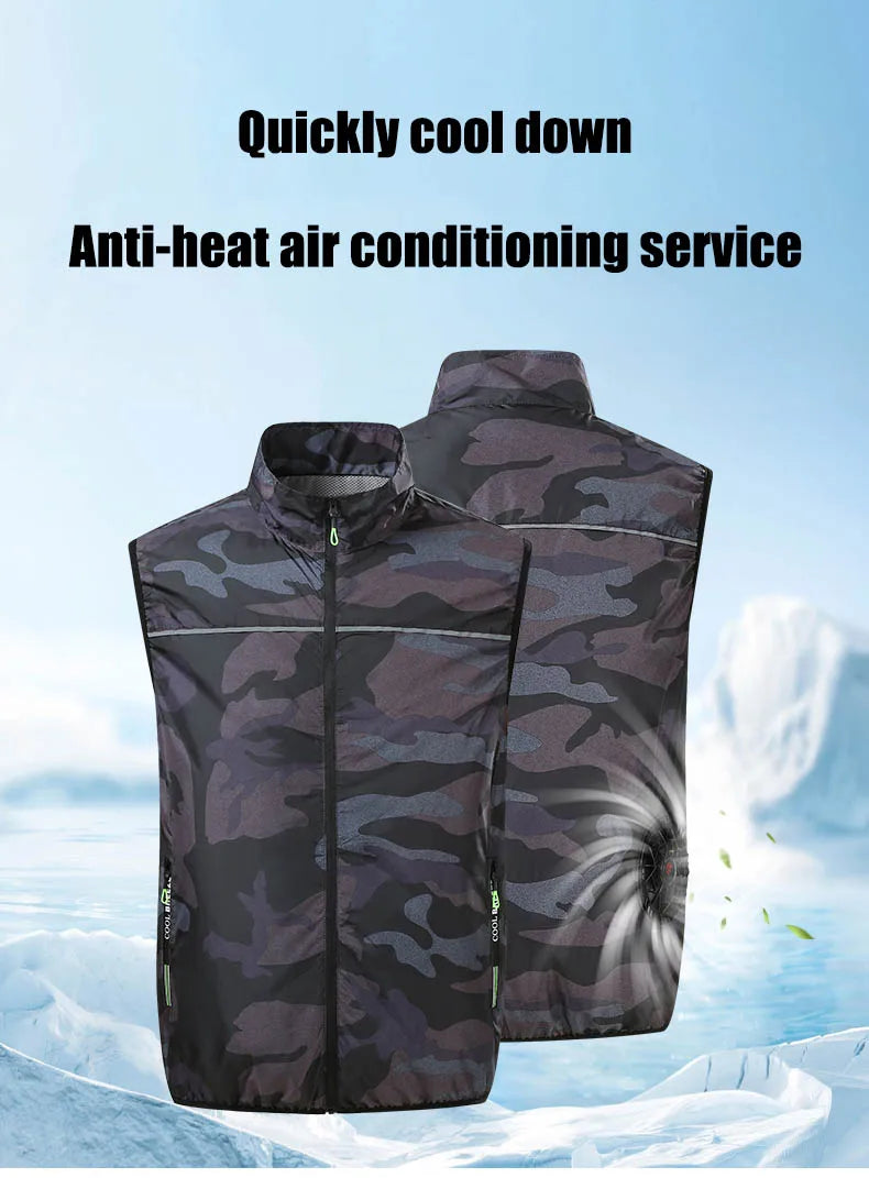 Cooling Fan Vest for Men and Women - Summer Cool Jacket