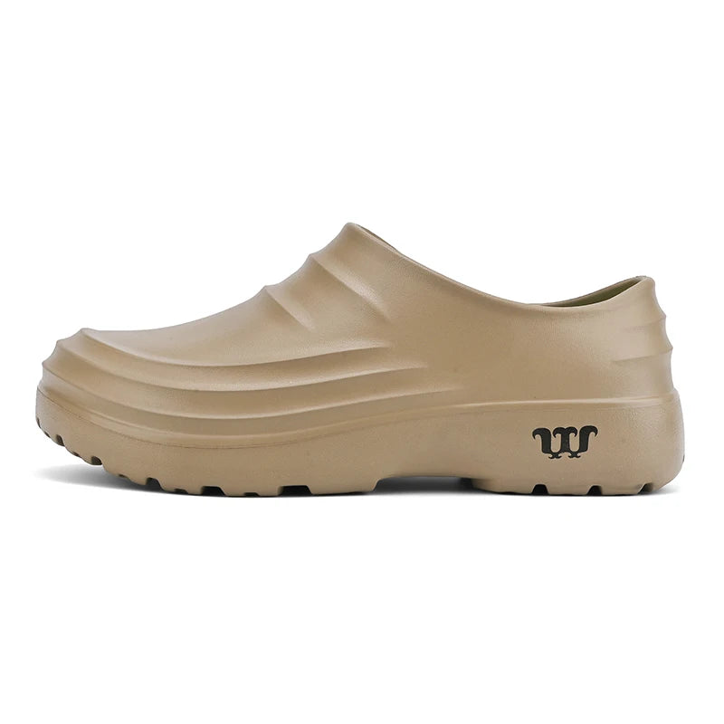 Size 48 Men's Waterproof Chef Sandals Anti-Slip Clogs