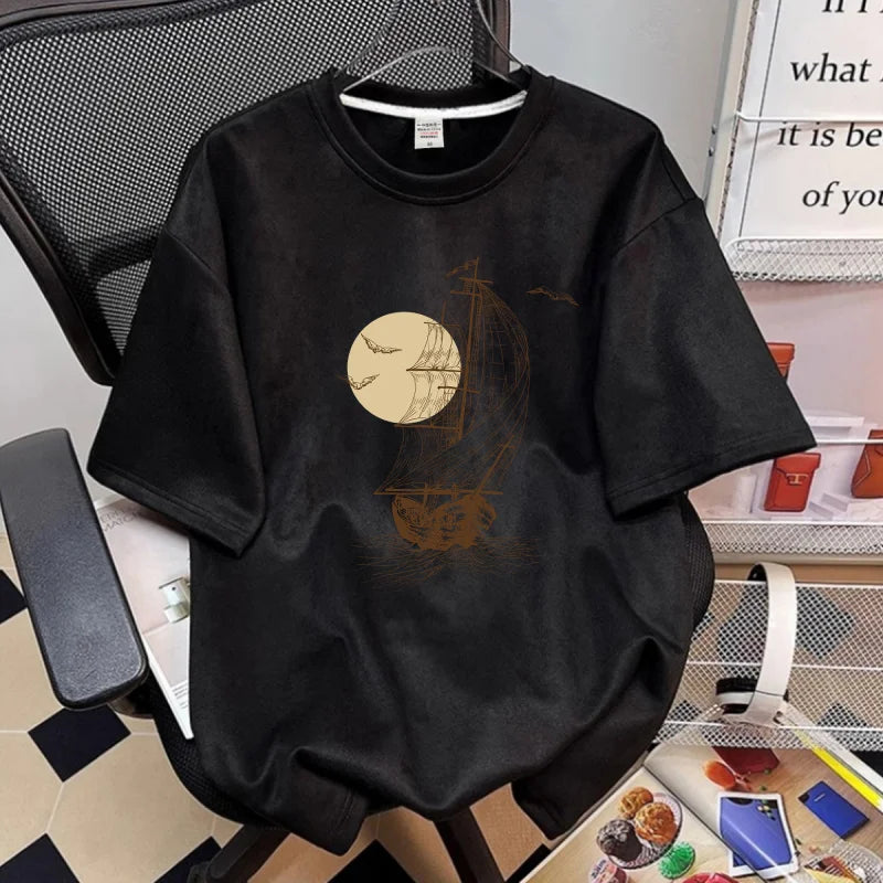 Men's Graphic Printed Short Sleeve T-Shirt