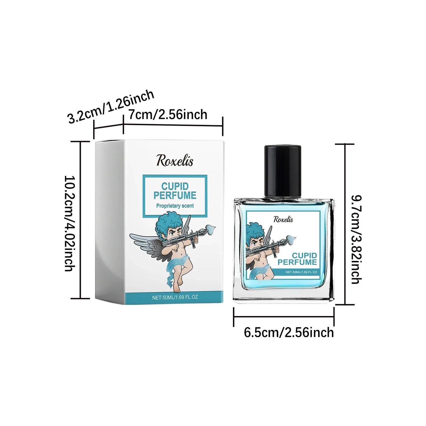 50ml Pheromone Cologne for Men Alcohol Free Floral Scent