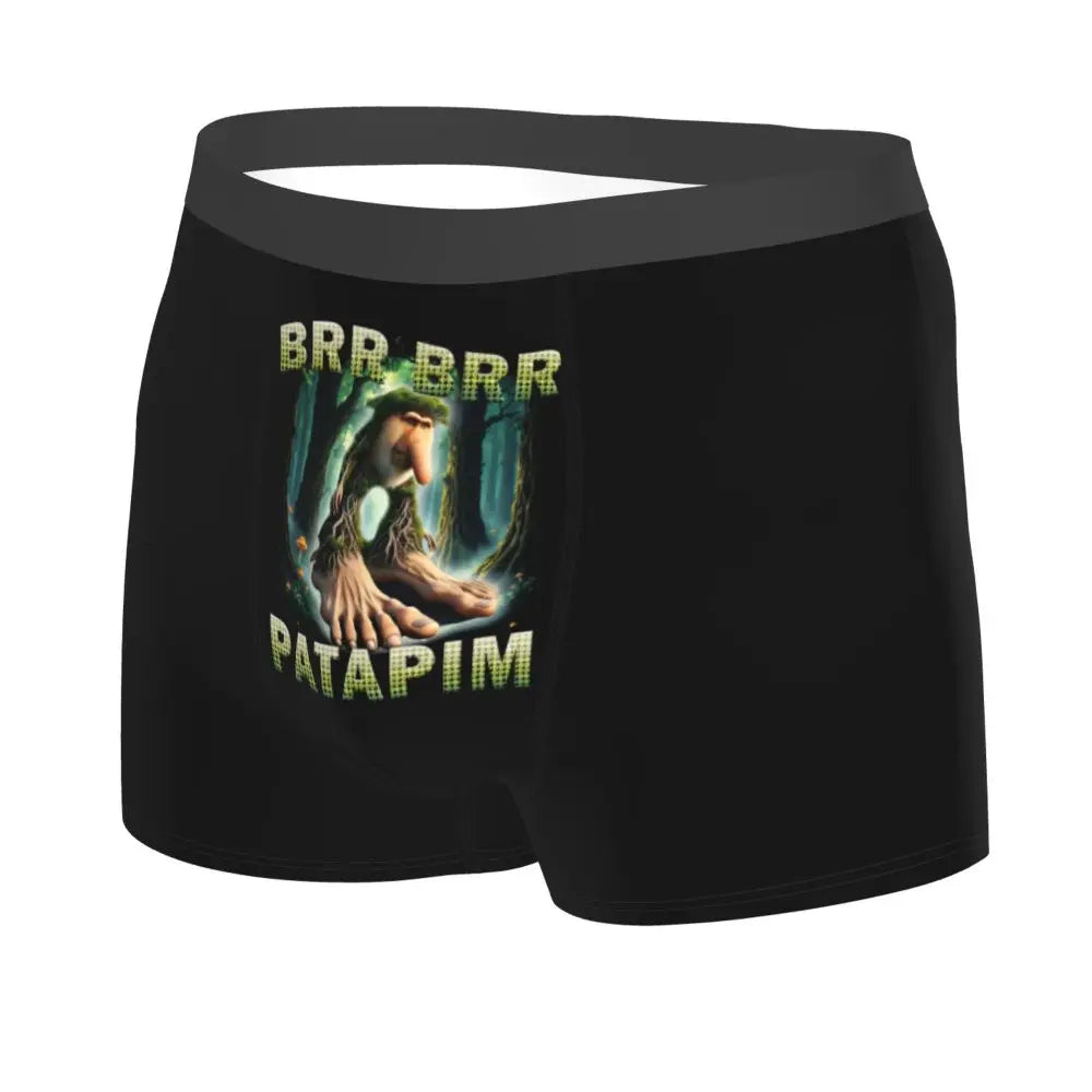 Men's Boxer Shorts Brr Brr Patapim Funny Italian Brainrot