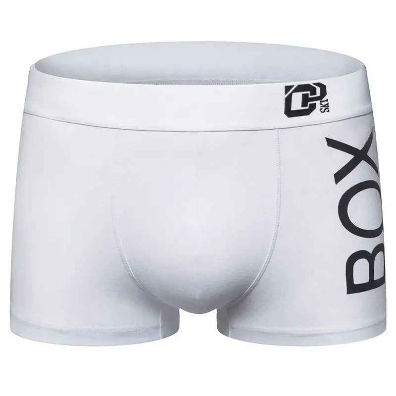 Men's Cotton Boxer Shorts with 3D Pouch