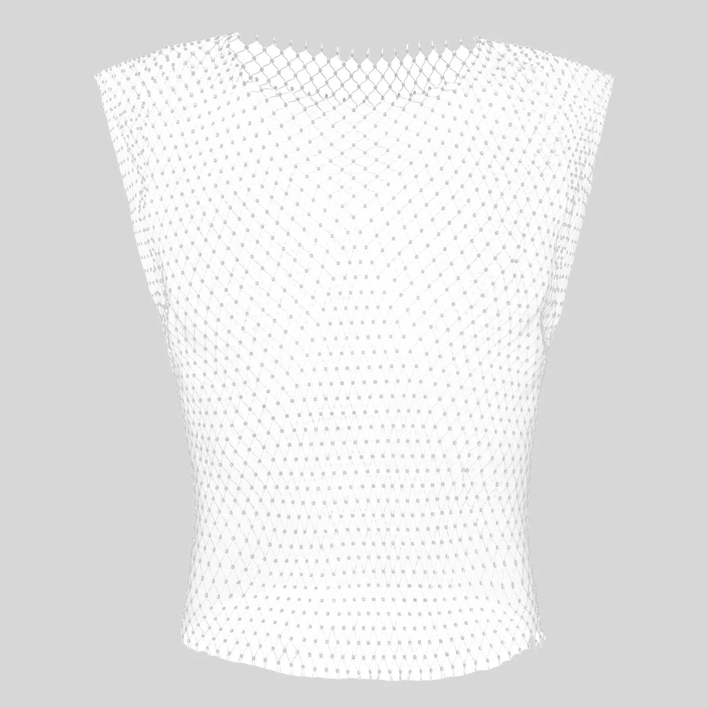 2026 New Men's Sexy Tank Tops Fishnet Rhinestone Shiny Hollow Vest Man Mesh See-Through Sleeveless T-Shirt Transparent Clothing