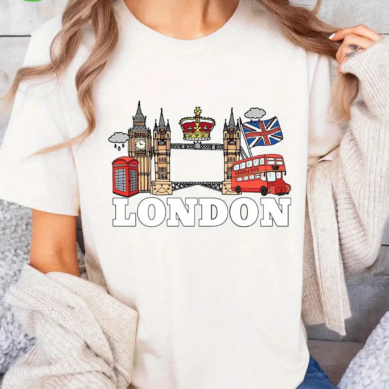 Women Polyester Cartoon Graphic Streetwear Fashion T-Shirts