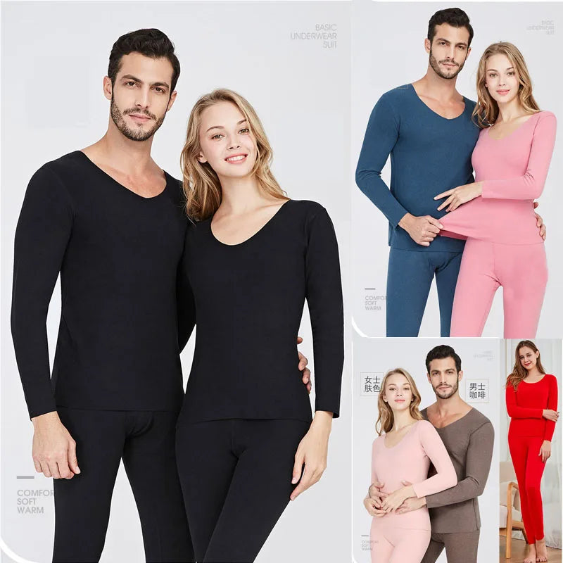 Thermal Underwear for Women + Men - 2 Pack Sets Ultra Soft Long Pajama