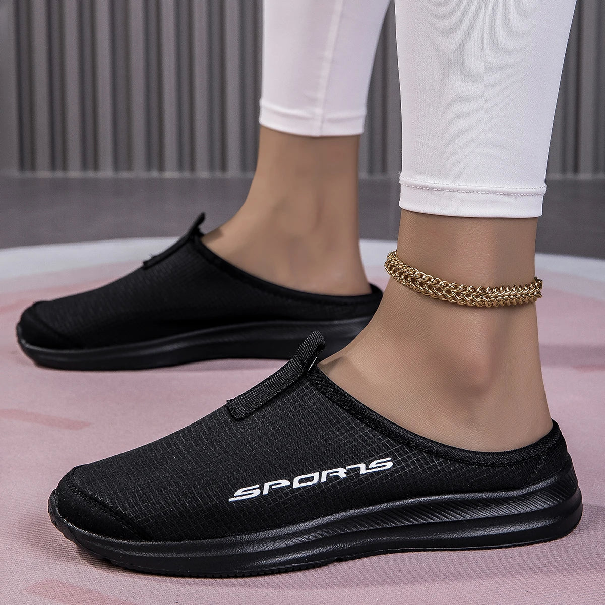 Men's Casual Slip-On Shoes with Breathable Air Mesh
