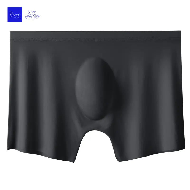 Mens Ice Silk Boxer Shorts Antibacterial Breathable Underwear
