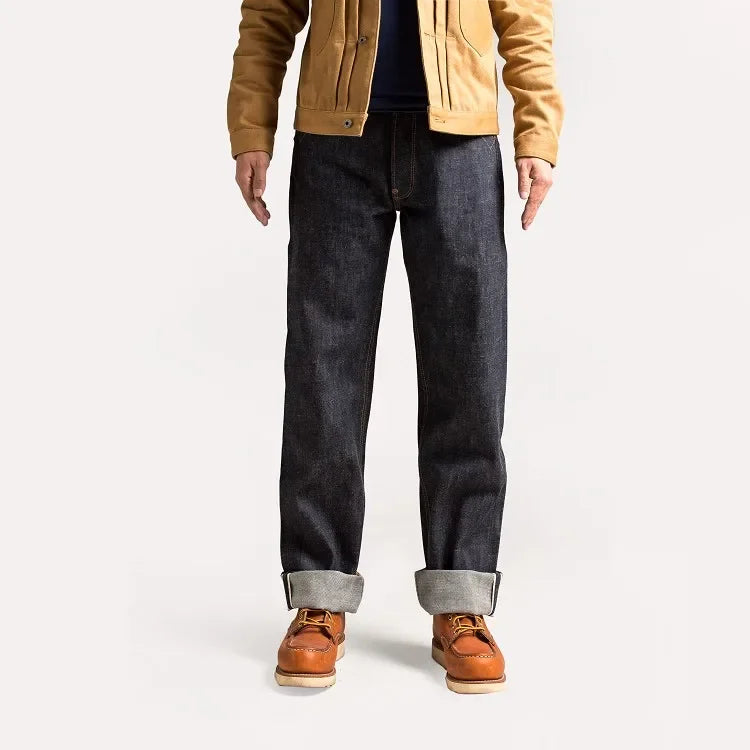 Red Tornado Men's Blacksmith Jeans Slim Denim Back-Buckle Pants