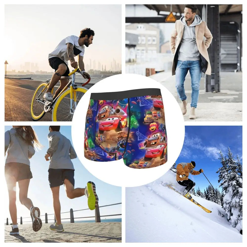 Lightning McQueen Cars Boxer Shorts for Men