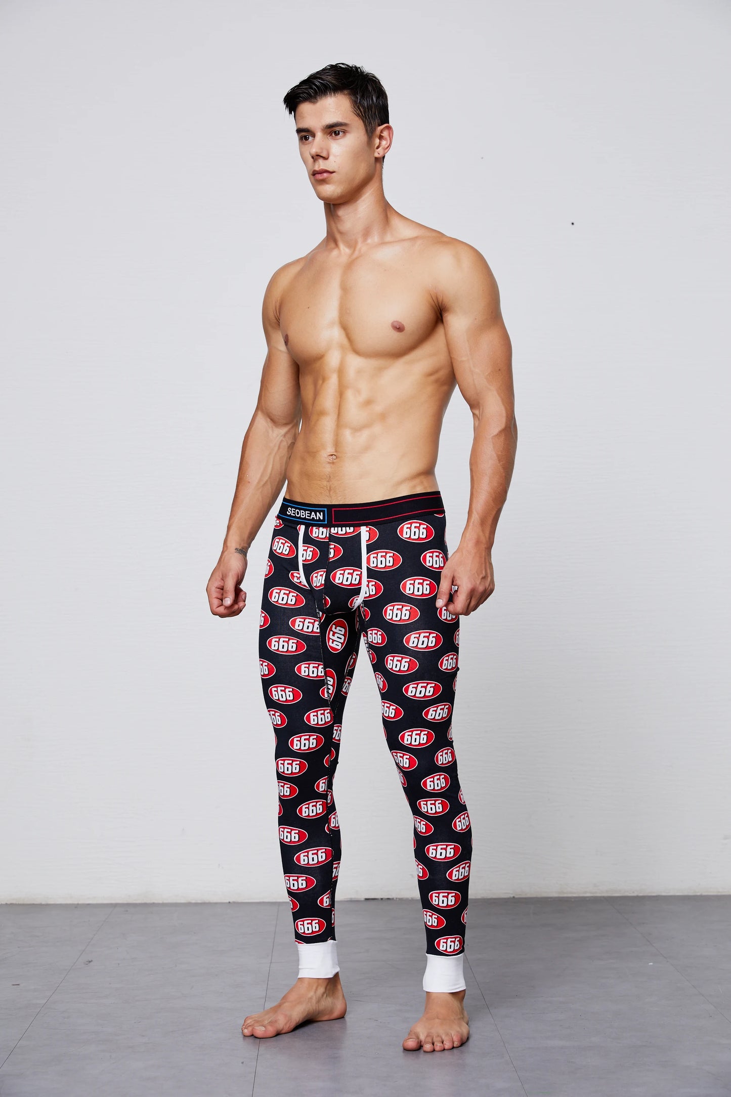 Men's long underwear, low waist warm Fashionable Autumn Long Johns