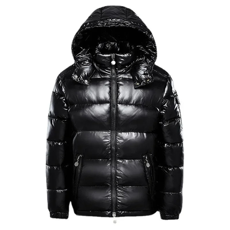 Fashionable Waterproof Short Down Male Lightweight Snow Duck Down Parka Jacket