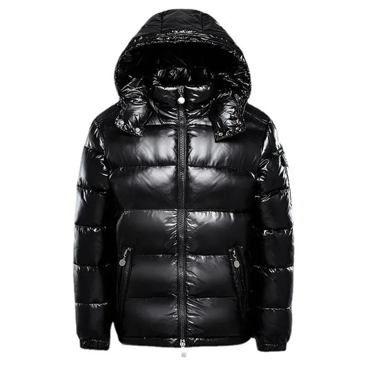 Fashionable Waterproof Short Down Male Lightweight Snow Duck Down Parka Jacket