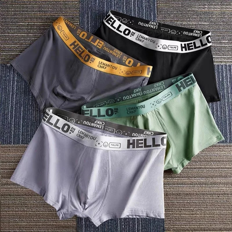 Men's Large Size Breathable Polyester Sports Briefs