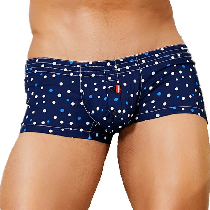 Cotton Boxer Shorts for Men by SEOBEAN