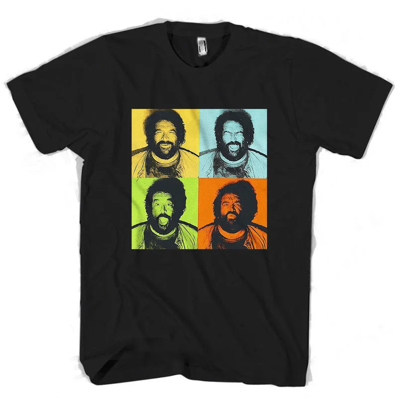 Bud Spencer Print T-Shirt for Men and Women