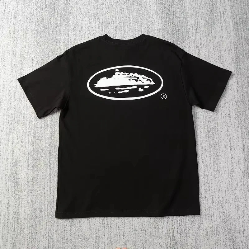 Small Boat Printed Cotton T-Shirt for Men