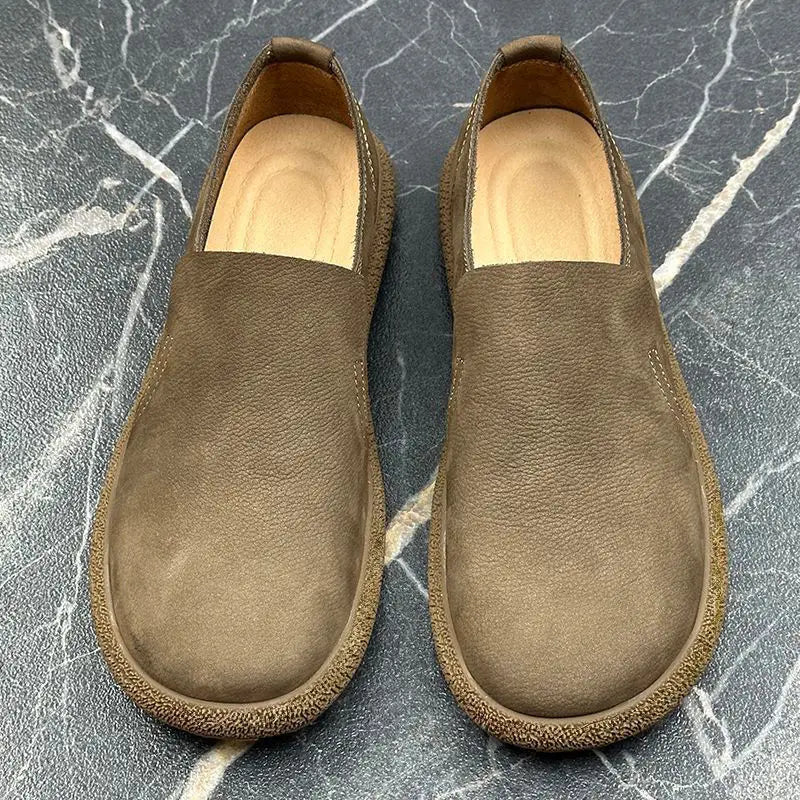 Men's Retro Casual Leather Shoes for Autumn