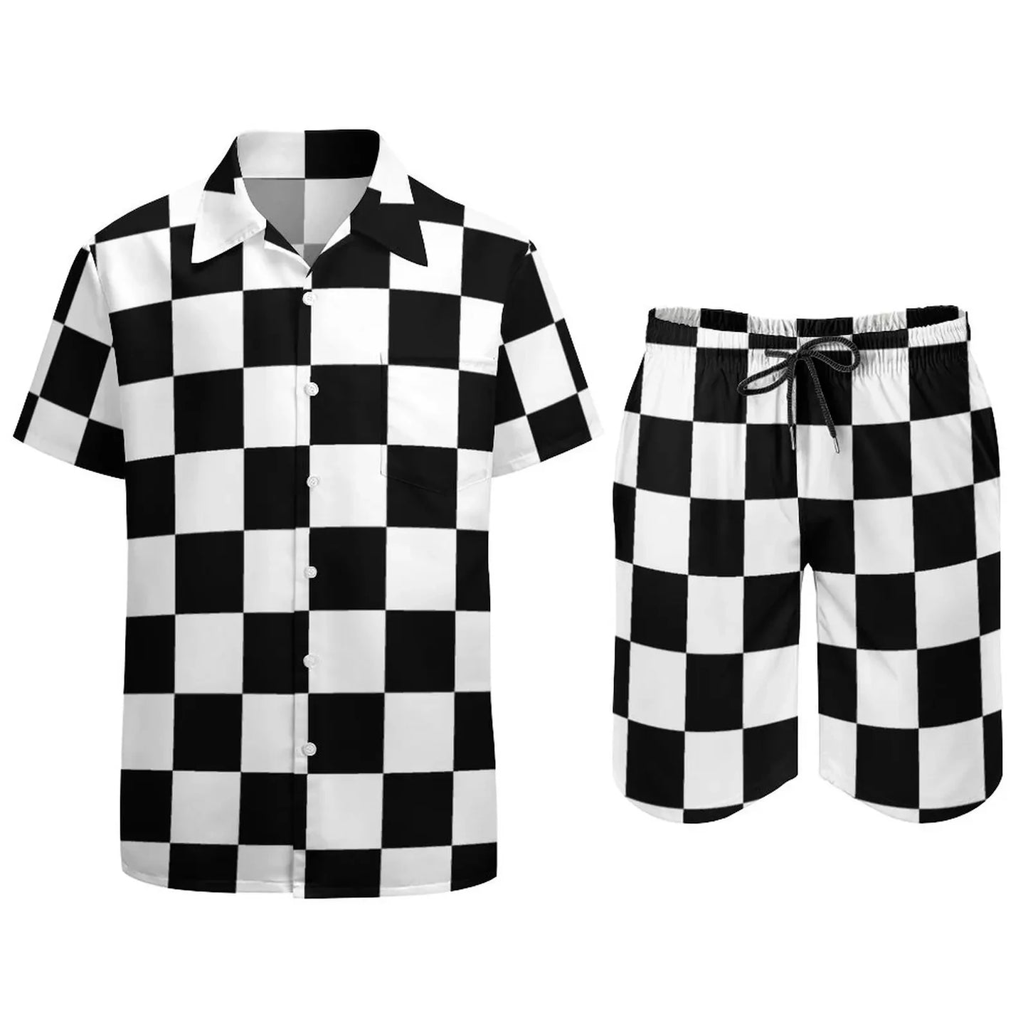 Psychedelic Magic Mushroom Men 2Pcs Casual Set