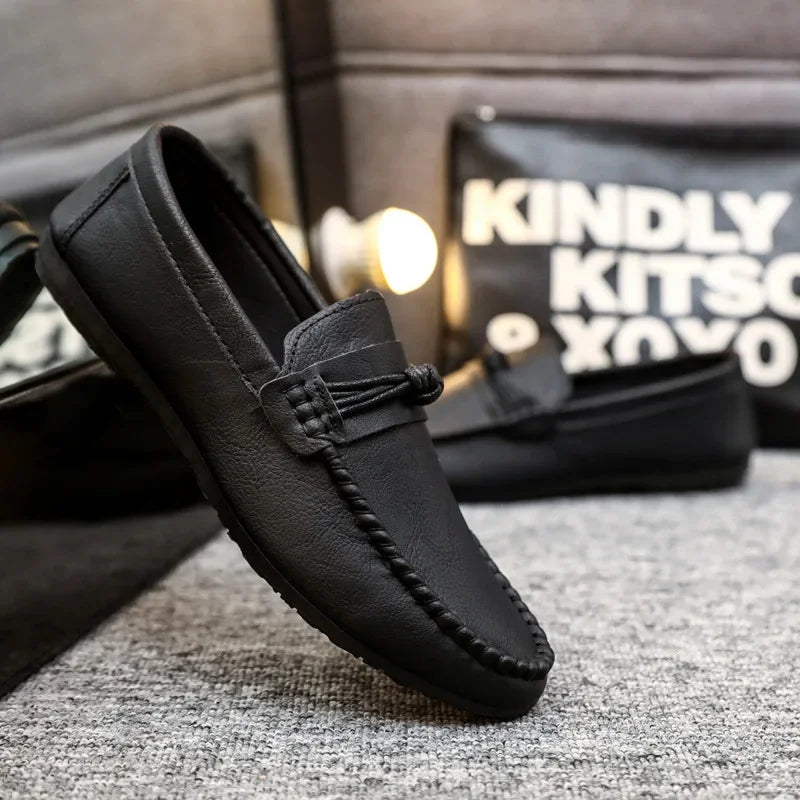 Men's Moccasins Comfortable Slip-on Driving Shoes for Men