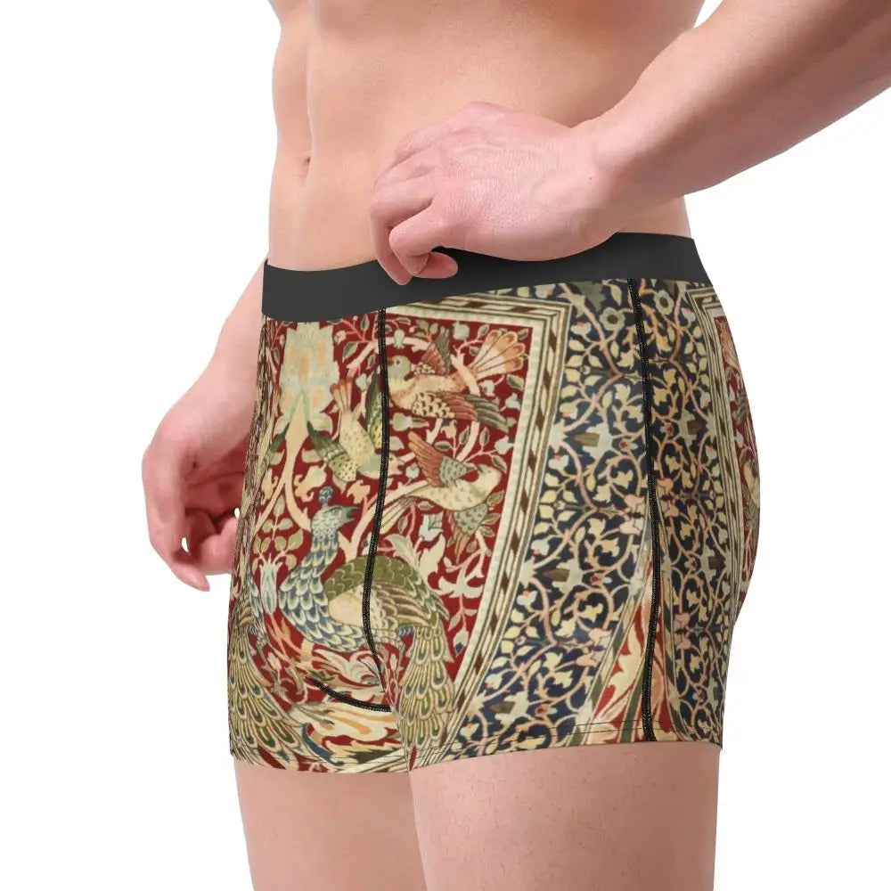 Breathable Cotton Polyester Boxer Shorts for Men