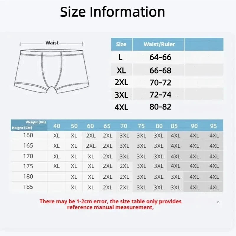 Men's Boxer Shorts Printed Underpants