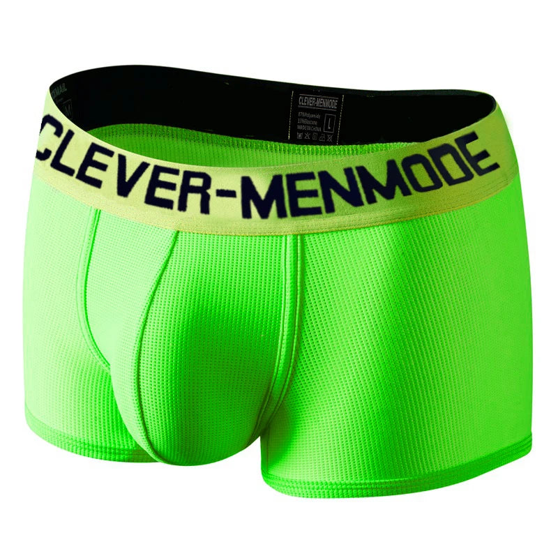 Mesh Boxers Sexy Bulge Penis Pouch Men Underwear Boxer Shorts Trunks Underpants Knicks Panties Cueca hombre Boxershort