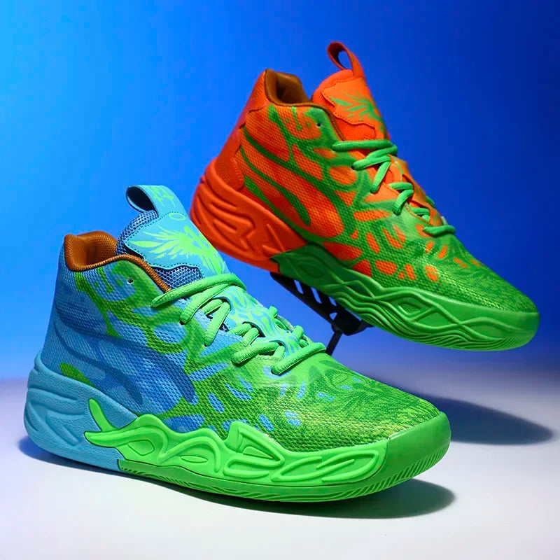 Men's Breathable Mesh Basketball Sneakers for Sports