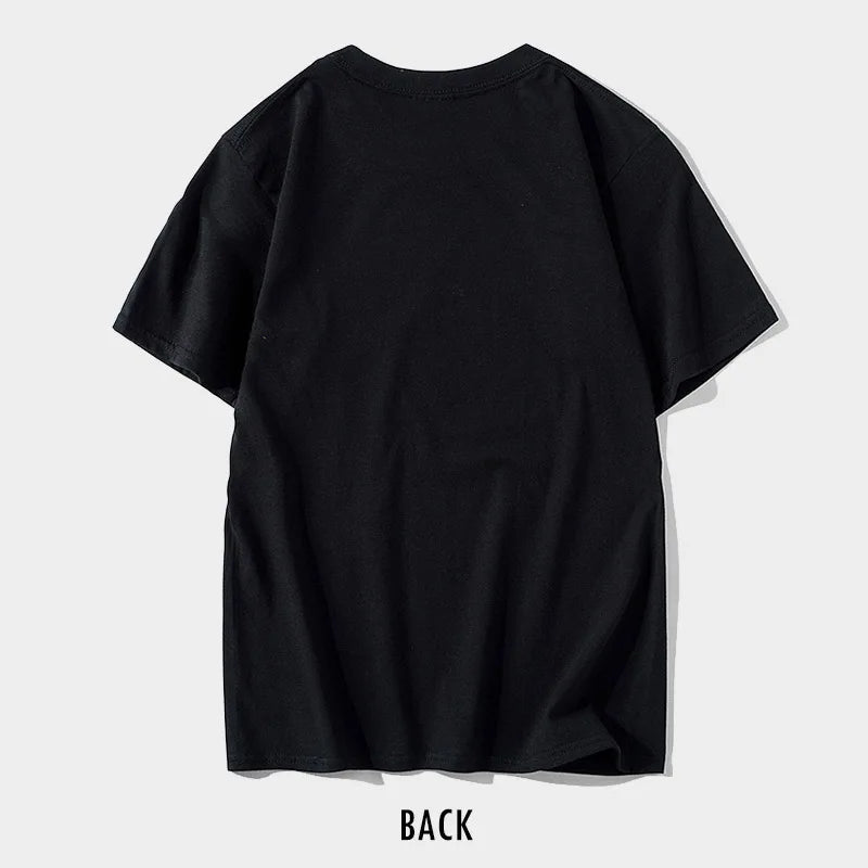 Mens Wrestling Print T-Shirt Summer 100% Cotton Casual Tees Tops