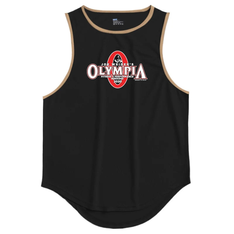 Mens Bodybuilding Gym Tank Tops Summer Fitness Clothing Mesh Quick Dry Loose Fit Sleeveless T Shirts Men Muscle Running Vest